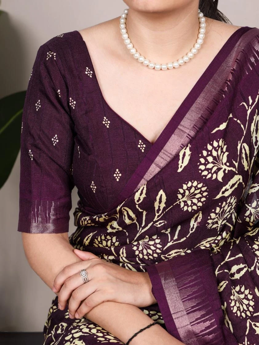 YNF7214 Sarees wholesale SLUB SILK - Ethnicaa thumbnail 13