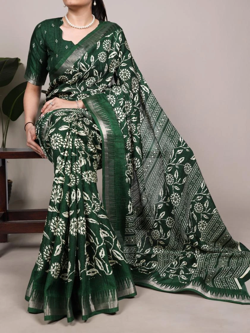 YNF7214 Sarees wholesale SLUB SILK - Ethnicaa thumbnail 2