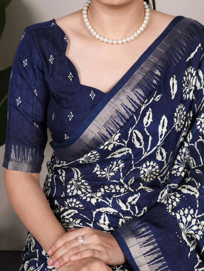 YNF7214 Sarees wholesale SLUB SILK - Ethnicaa thumbnail 4