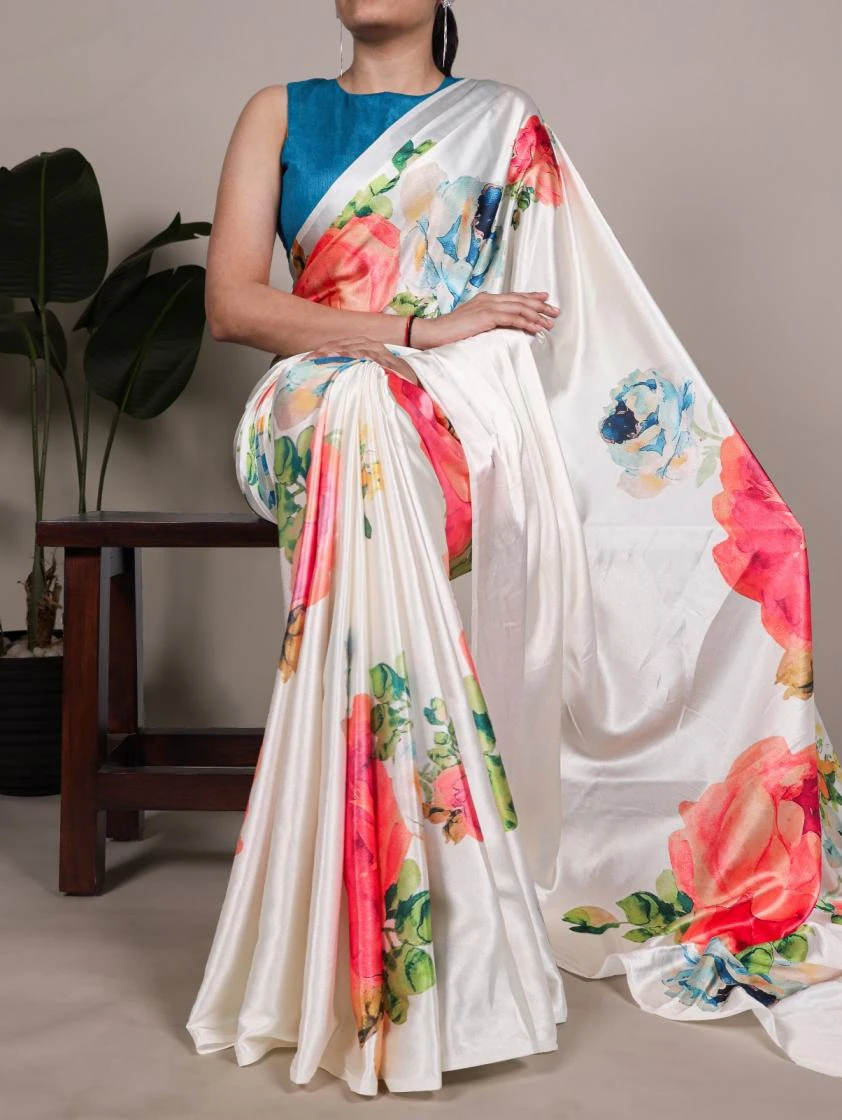 YNF7027 Sarees wholesale SATIN SILK - Ethnicaa thumbnail 6