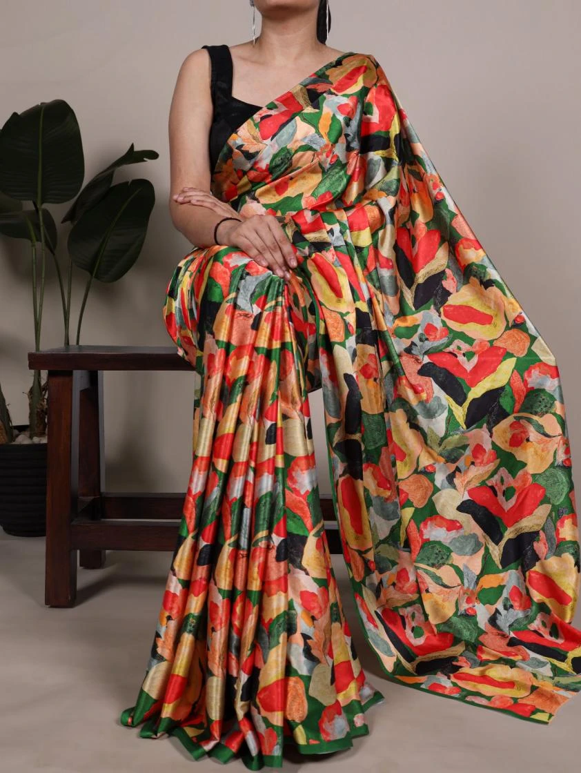 YNF7027 Sarees wholesale SATIN SILK - Ethnicaa thumbnail 13