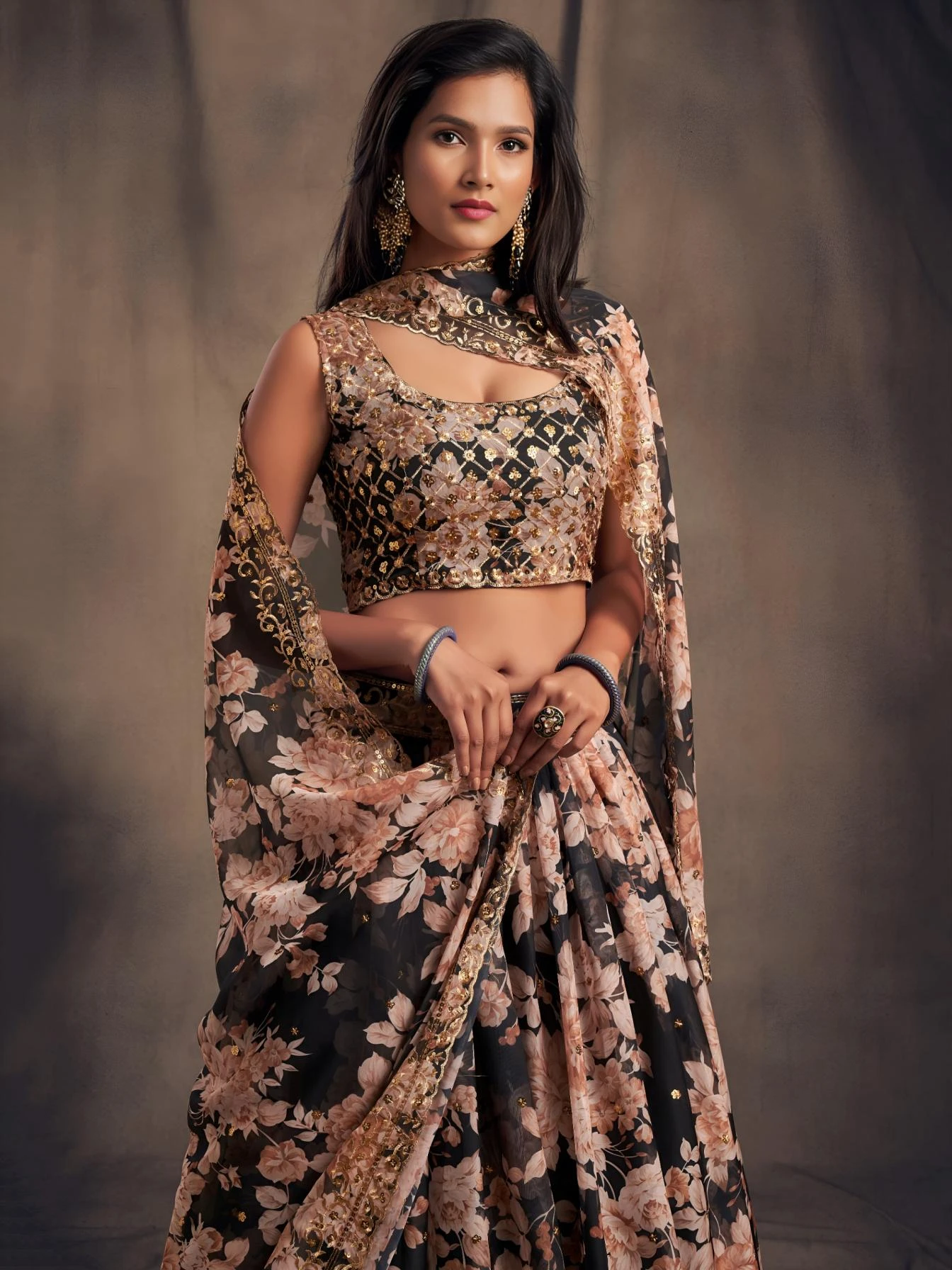 7613 Salwar Suits wholesale ORGANZA - Ethnicaa