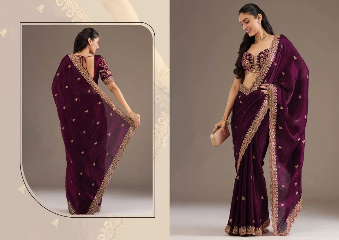 NAME: SHAHI RANG Sarees wholesale TISSUE - Ethnicaa