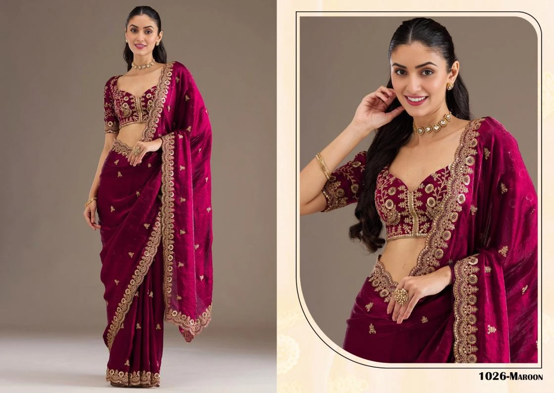 NAME: SHAHI RANG Sarees wholesale TISSUE - Ethnicaa thumbnail 22