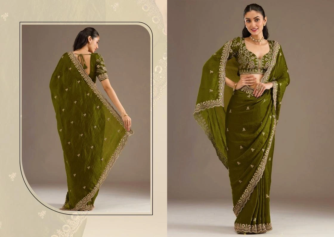 NAME: SHAHI RANG Sarees wholesale TISSUE - Ethnicaa thumbnail 23