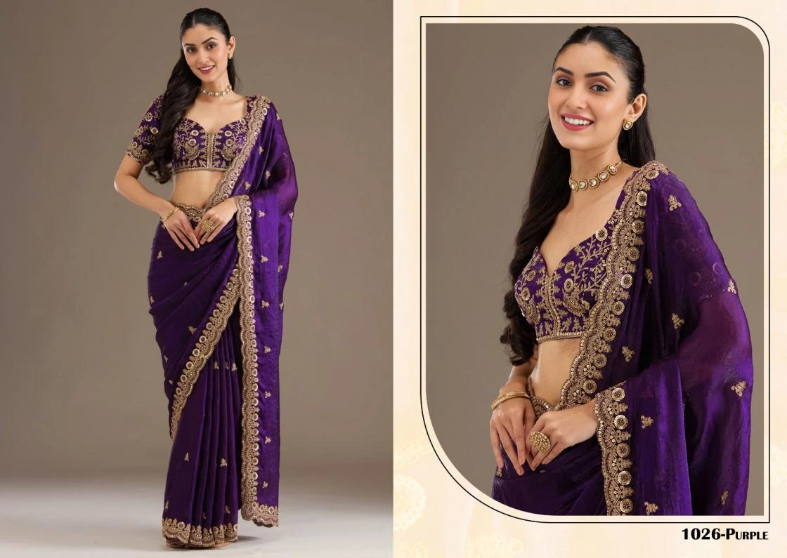 NAME: SHAHI RANG Sarees wholesale TISSUE - Ethnicaa thumbnail 9