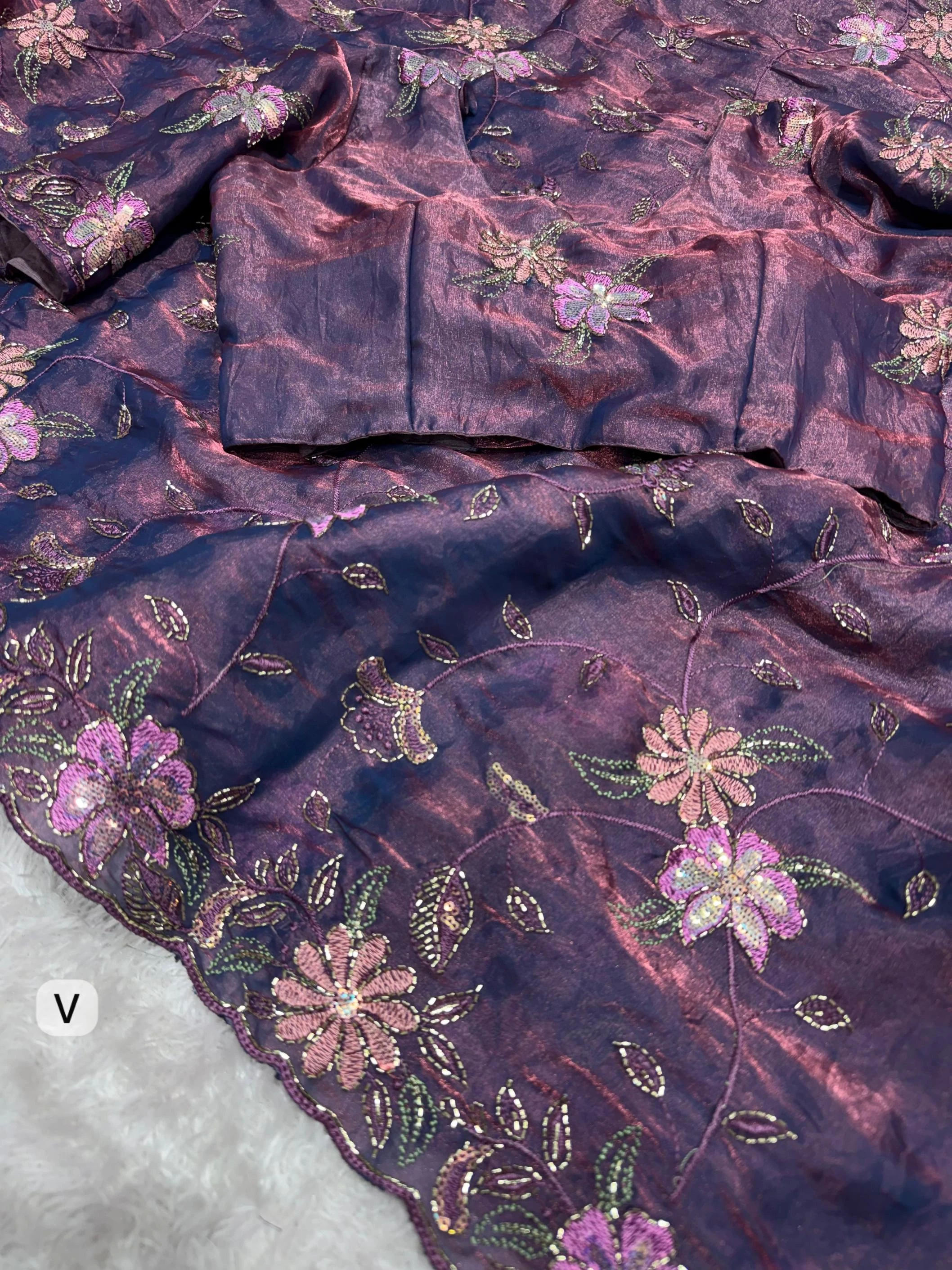 ZOHRA Sarees wholesale FANDY SATIN - Ethnicaa thumbnail 6