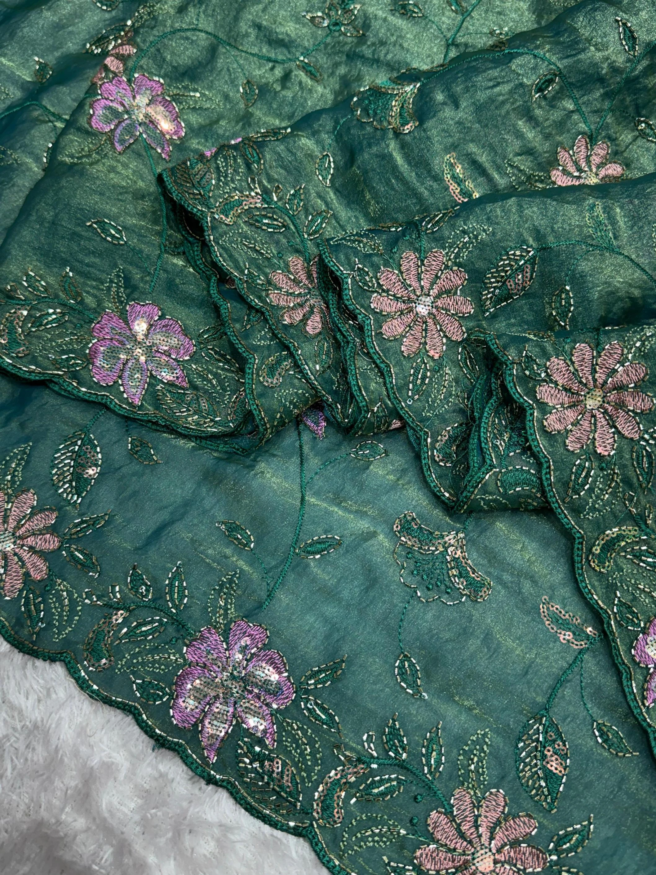 ZOHRA Sarees wholesale FANDY SATIN - Ethnicaa thumbnail 8