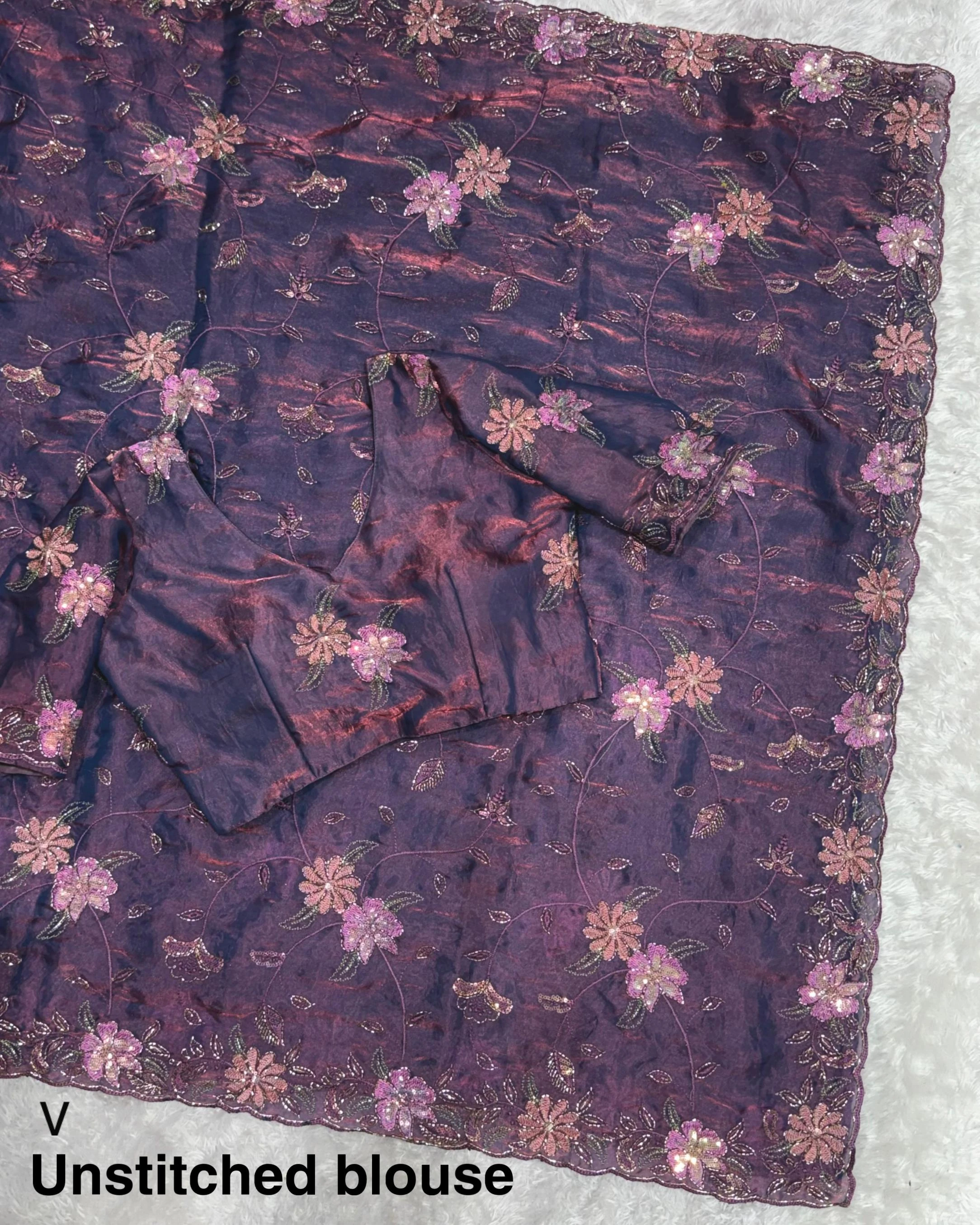 ZOHRA Sarees wholesale FANDY SATIN - Ethnicaa thumbnail 2