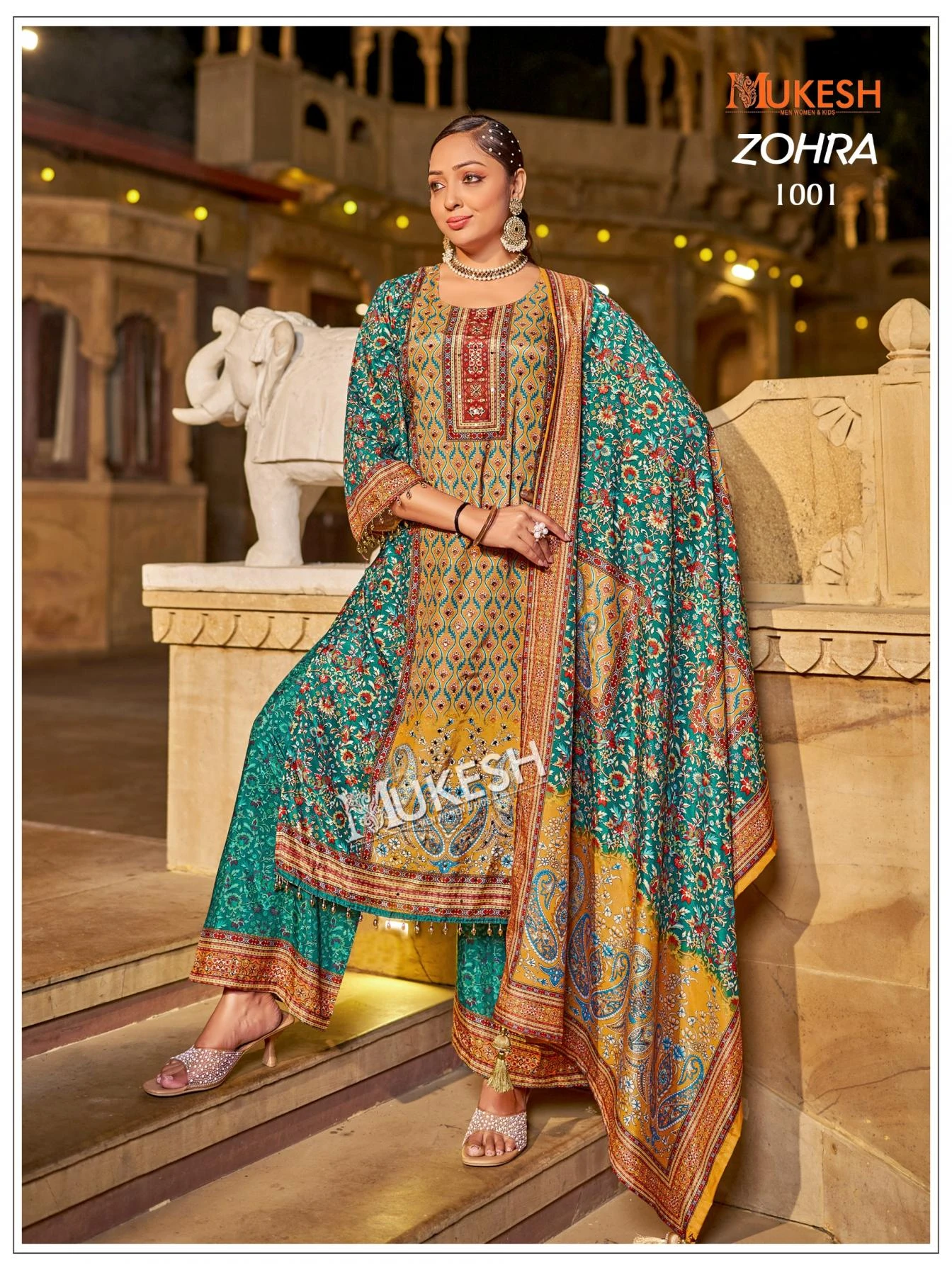 ZOHRA Kurti wholesale JAM SATIN - Ethnicaa thumbnail 5