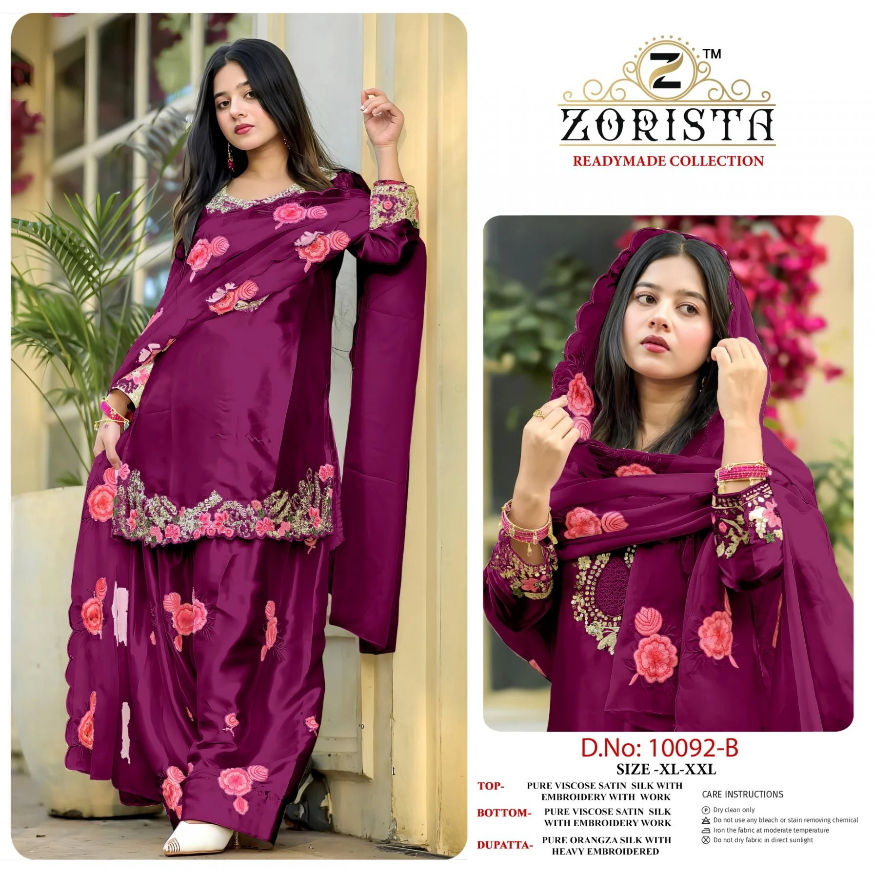 10092 Kurti wholesale SATIN SILK - Ethnicaa