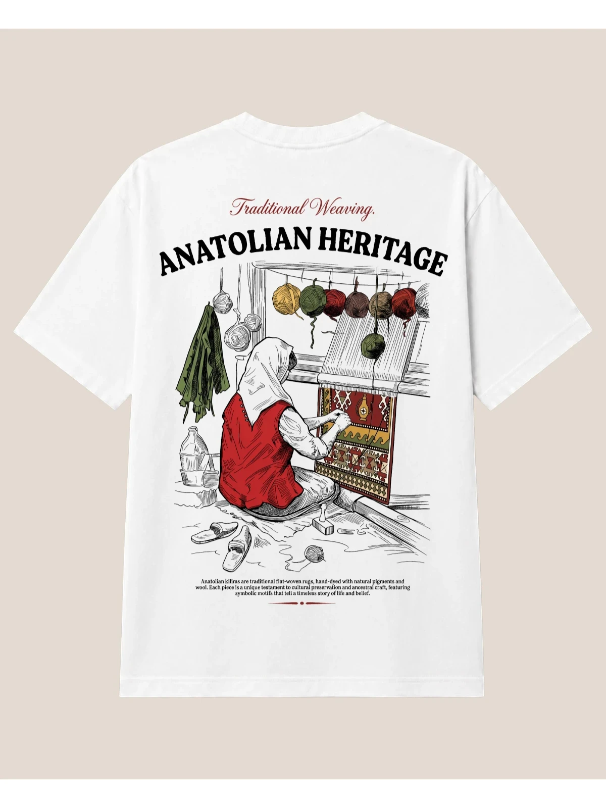 “Anadolu Kilimleri” Yetişkin Tişörtü