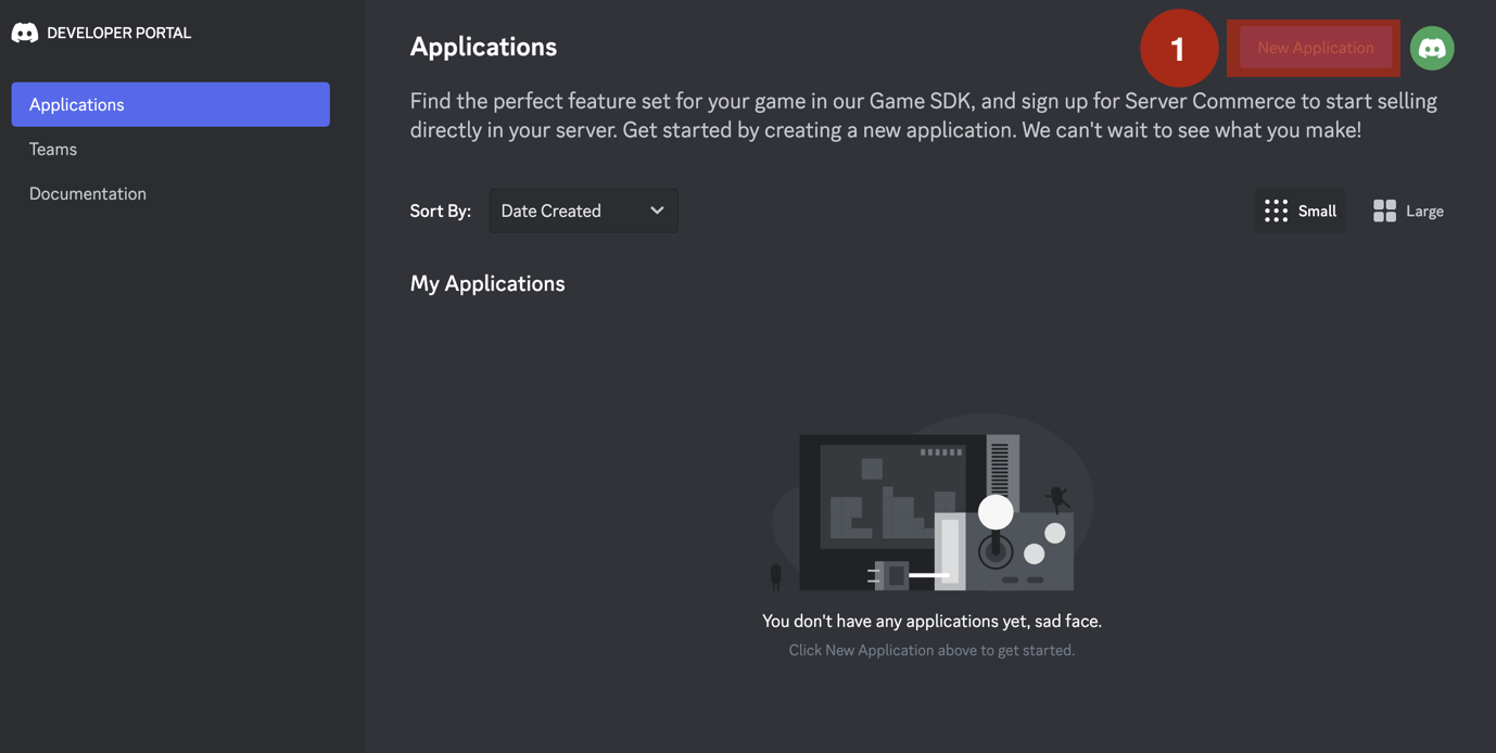 Get Discord Token Step 1