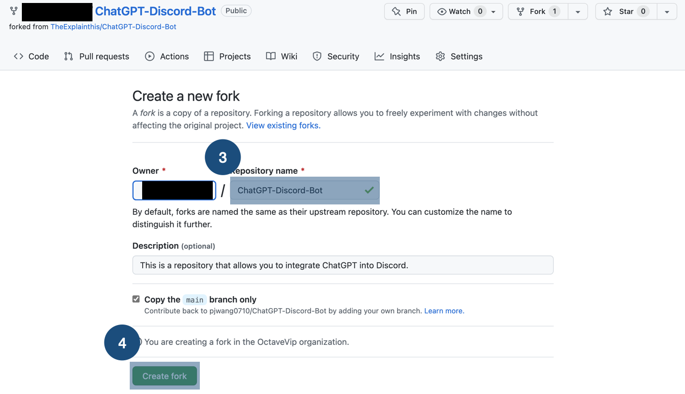 Fork Github Repository Step 2