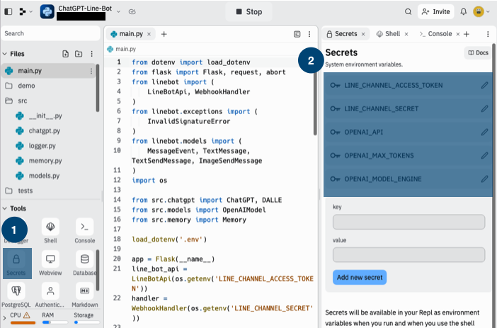 Replit Set Environment Variable