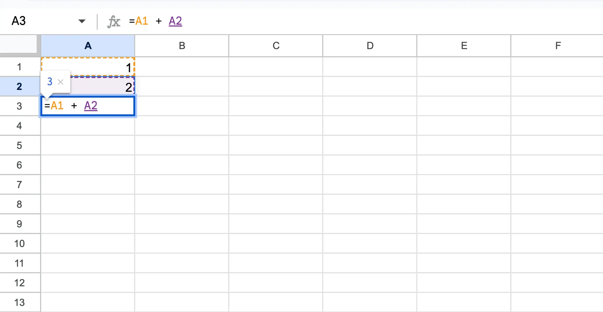 Excel 體現了回應式的概念
