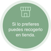 Si lo prefieres puedes recogerlo en tienda