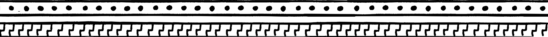 A hand drawn pattern delimiting content