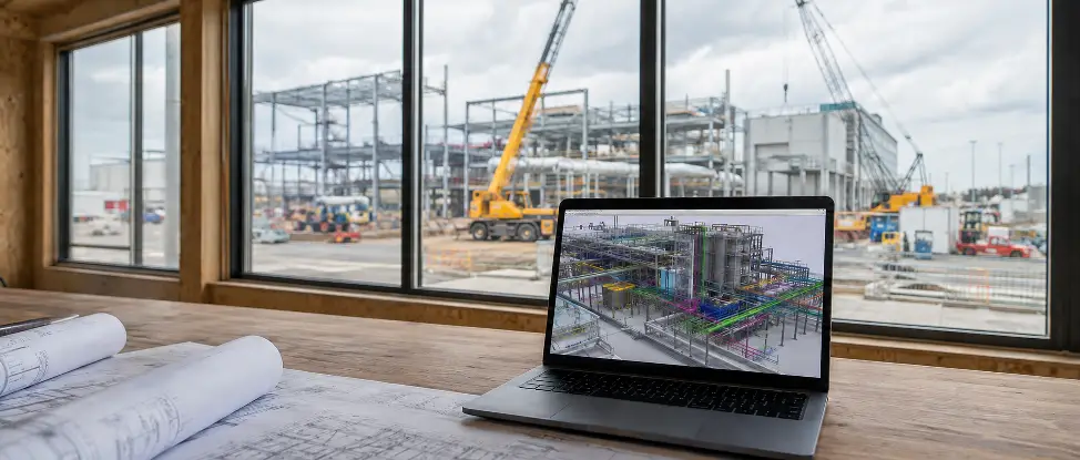 BIM-first coordination to de-risk a fast-track industrial build