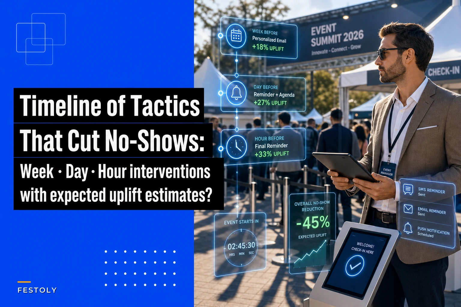 A Timeline of Tactics That Actually Cut No‑Shows: Week/Day/Hour Interventions and Expected Uplift
