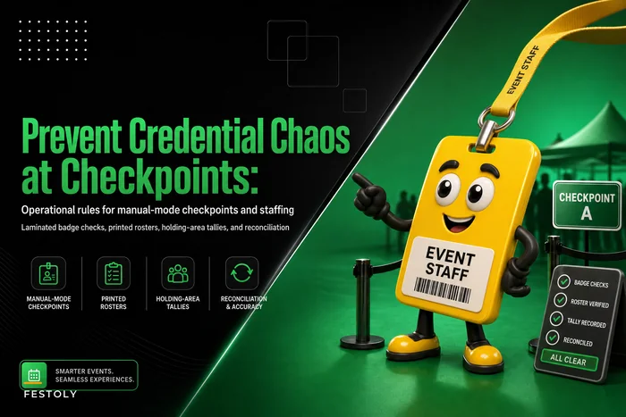 Credentialing Workflow for Events: Layered Access Controls, Issuance Cut‑Offs, and Badge Failover Procedures