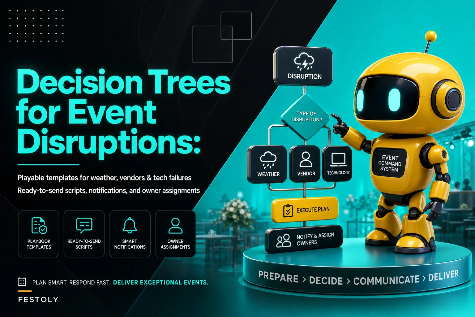 Decision Trees for Common Event Disruptions: Templates for Weather, Vendor No‑Shows, and Tech Failures