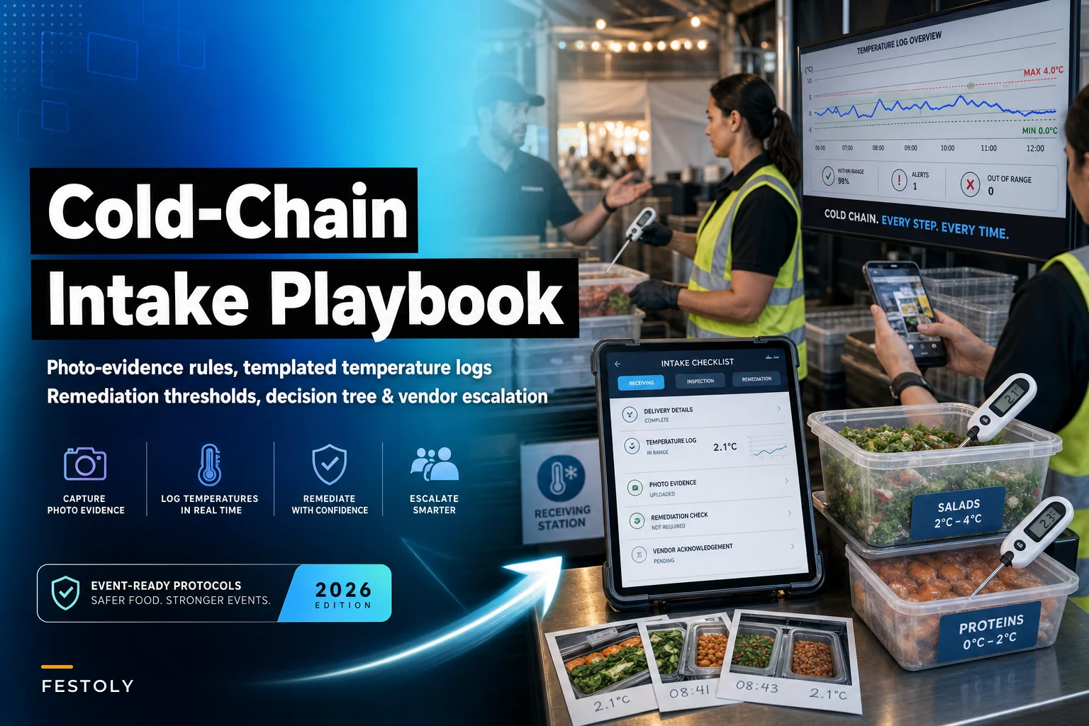 Event Cold-Chain Operations: Intake, Temperature Logs, and Rapid Remediation