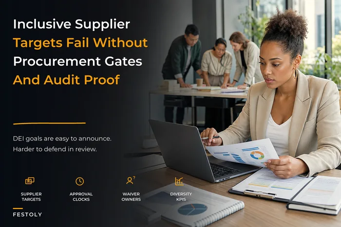 Inclusive Programming Operating Model: Audit‑Ready Supplier Targets, Procurement Gates, and Diversity KPIs