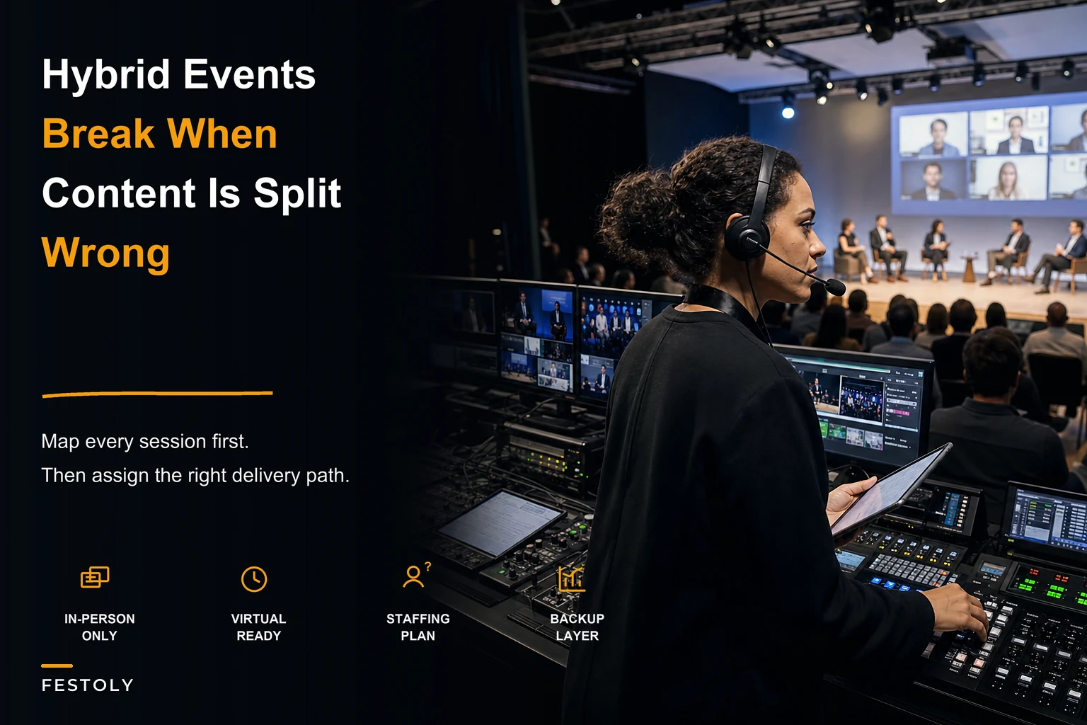 Operational Rules for Hybrid Events: Content Mapping, Staffing Models, and Tech Redundancy