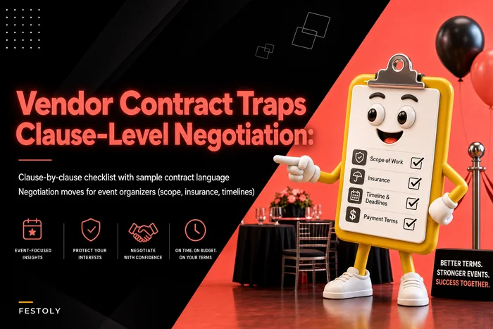 Vendor Contract Traps to Avoid: Clause-Level Language and Negotiation Moves for Medium Events