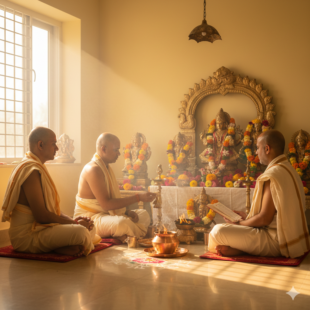 Guruji giving blessings