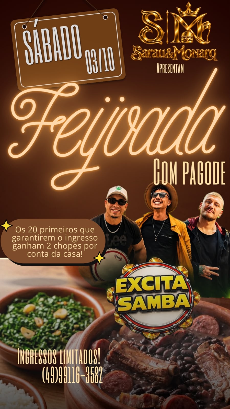 FEIJOADA COM PAGODE