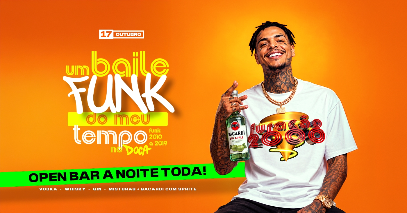 UM BAILE FUNK DO MEU TEMPO - OPEN BAR A NOITE TODA 🪩📺🍏