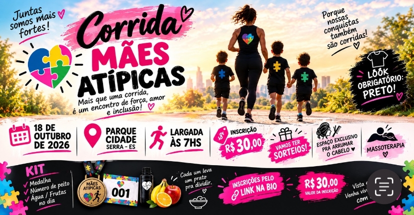 Corridas das mães atípicas