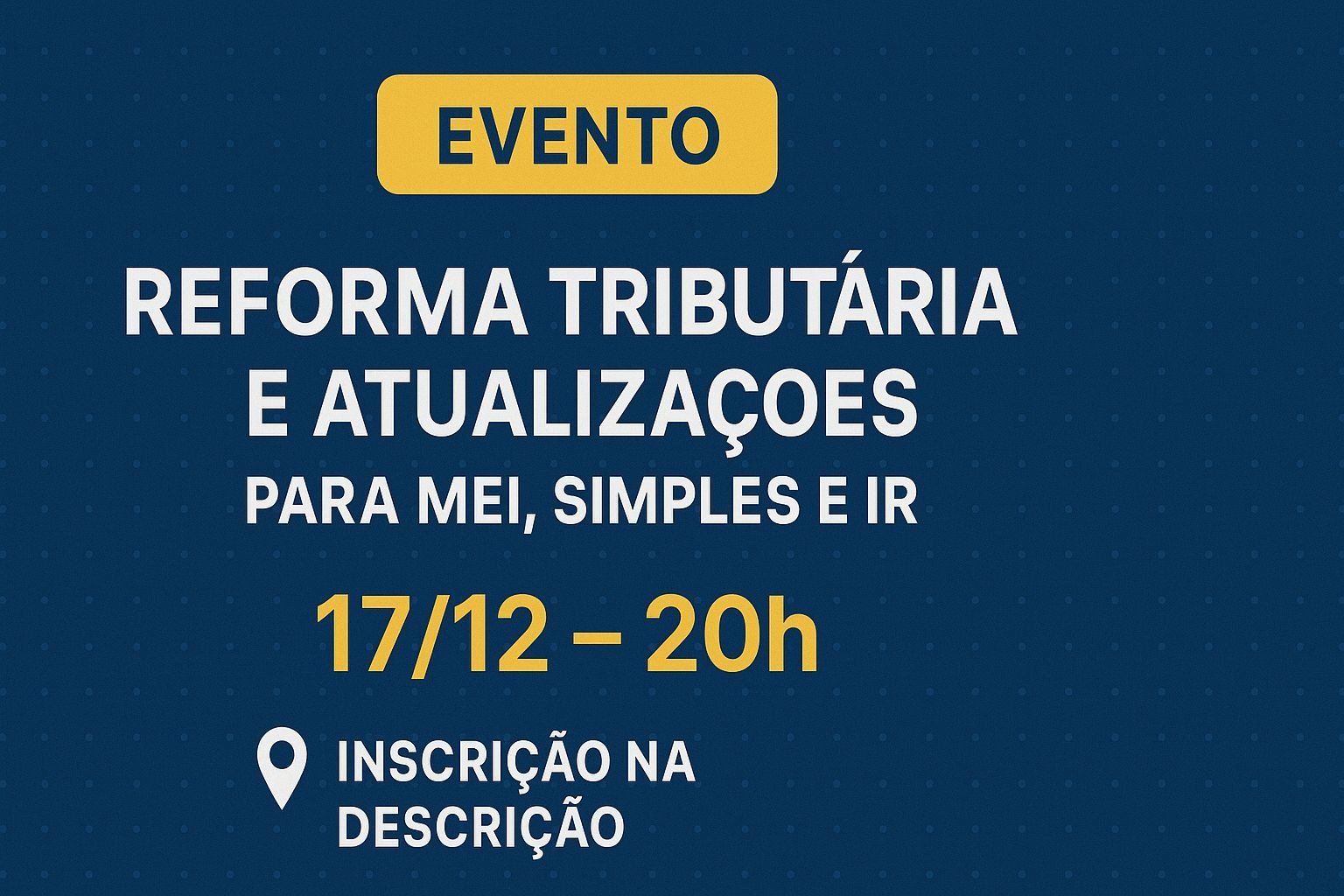 imagem de capa do evento