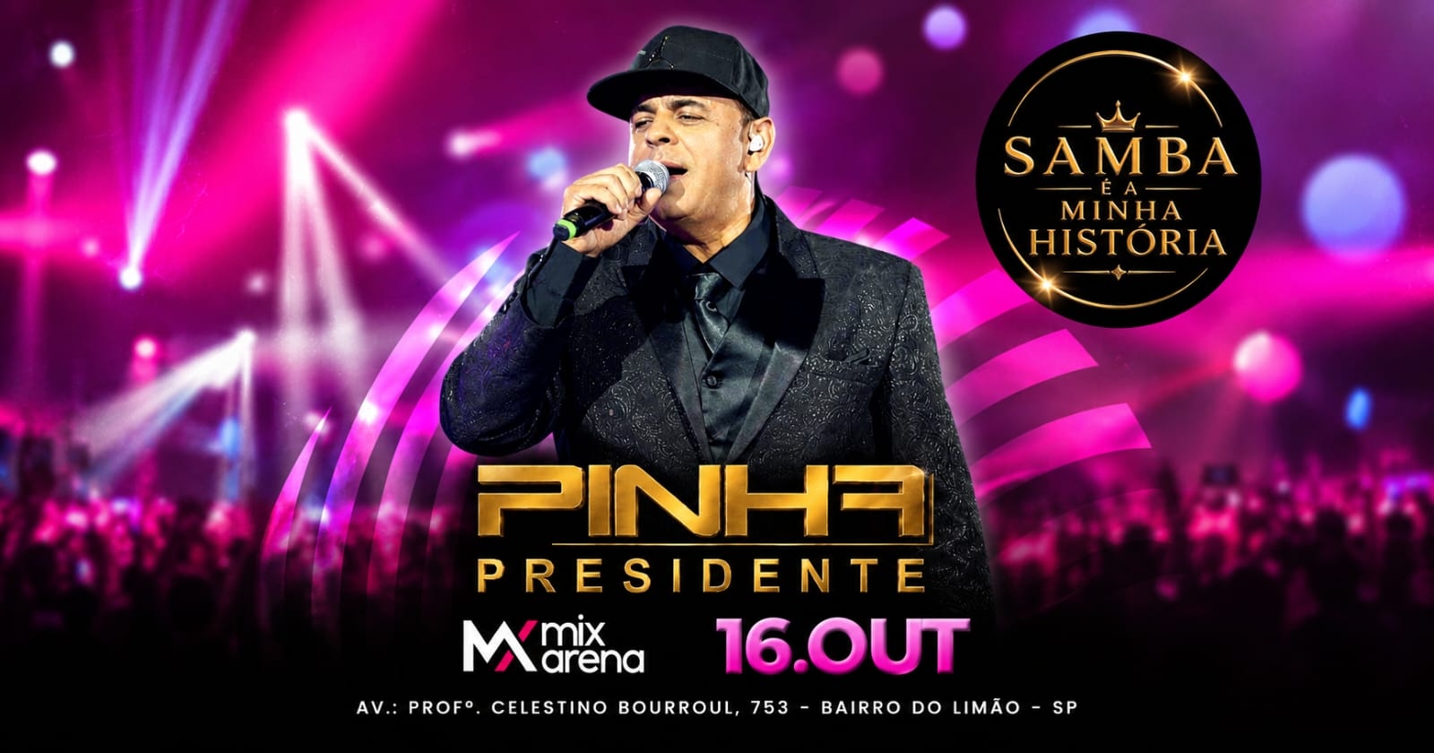 PINHA PRESIDENTE - SAMBA É A MINHA HISTÓRIA