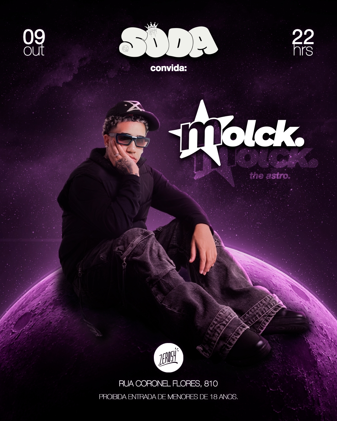 SODA® CONVIDA: DJ MOLCK, ASTRO ✦