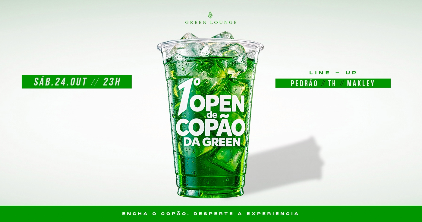 1º OPEN BAR DE COPÃO DA GREEN