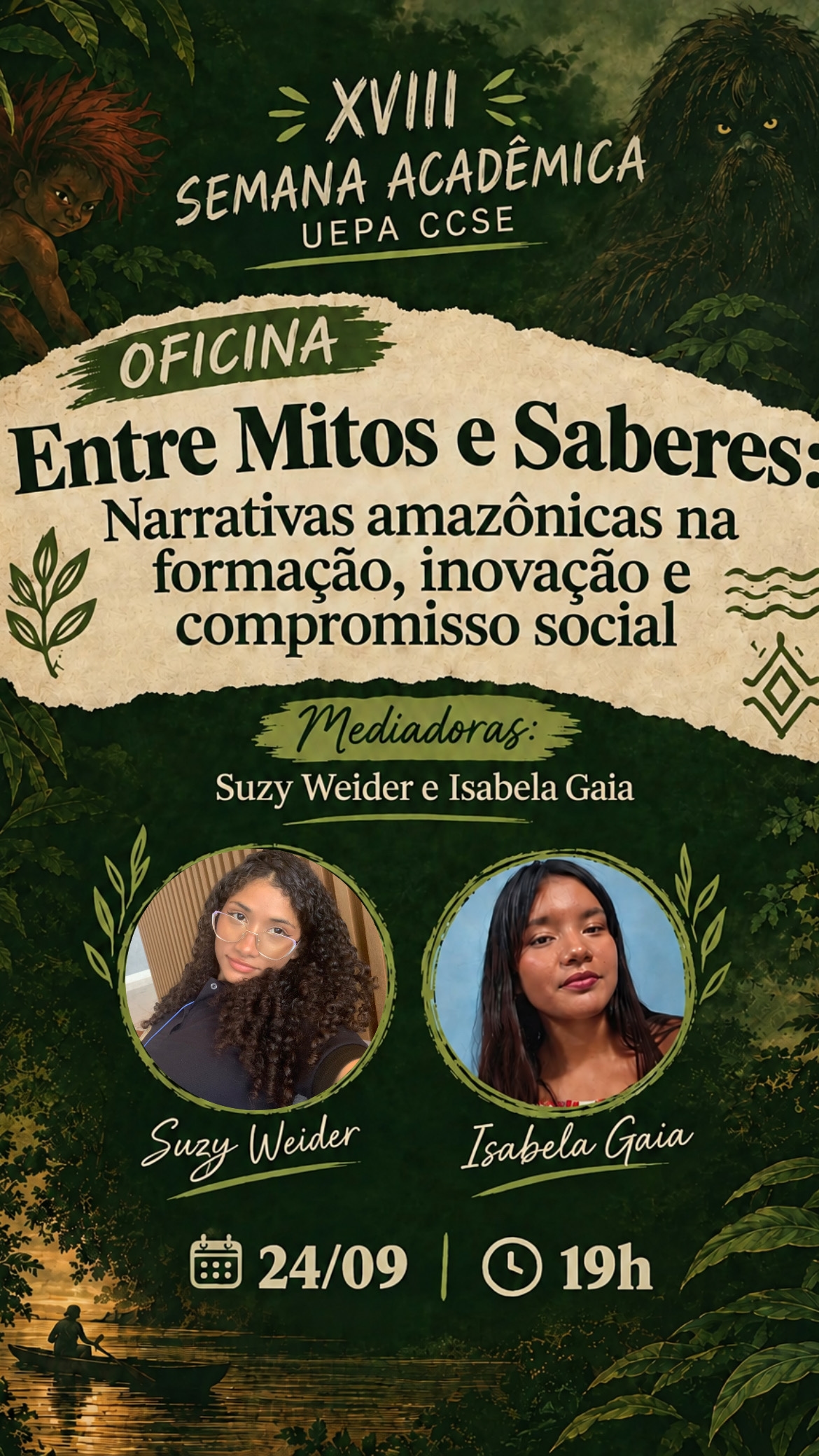 Entre Mitos e Saberes: Narrativas Amazônicas na Formação, Inovação e Compromisso Social.