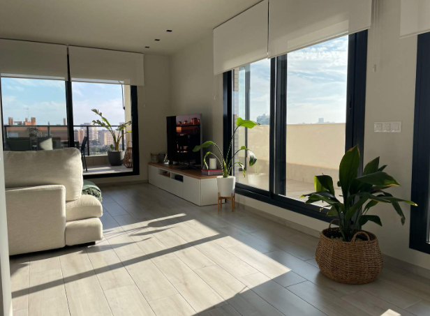 Ático minimalista con hermosas vistas 5