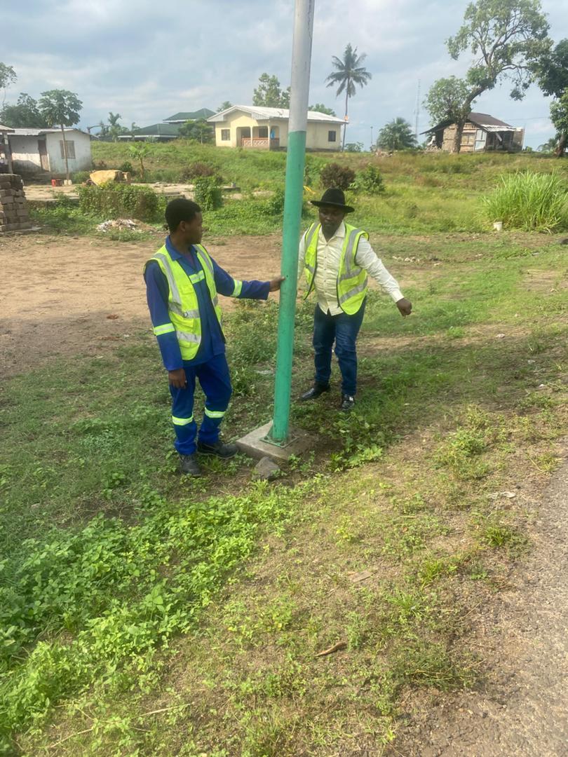 Solar Street Light Installation