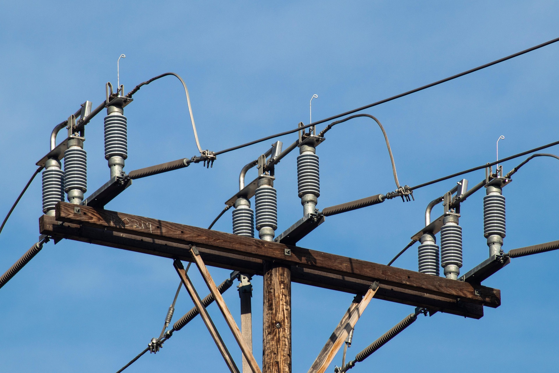 Transmission infrastructure along the corridor.