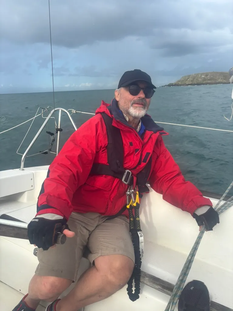 Ad photo: Experienced sailing crew member — available from mid-October 2026 for a transatlantic crossing