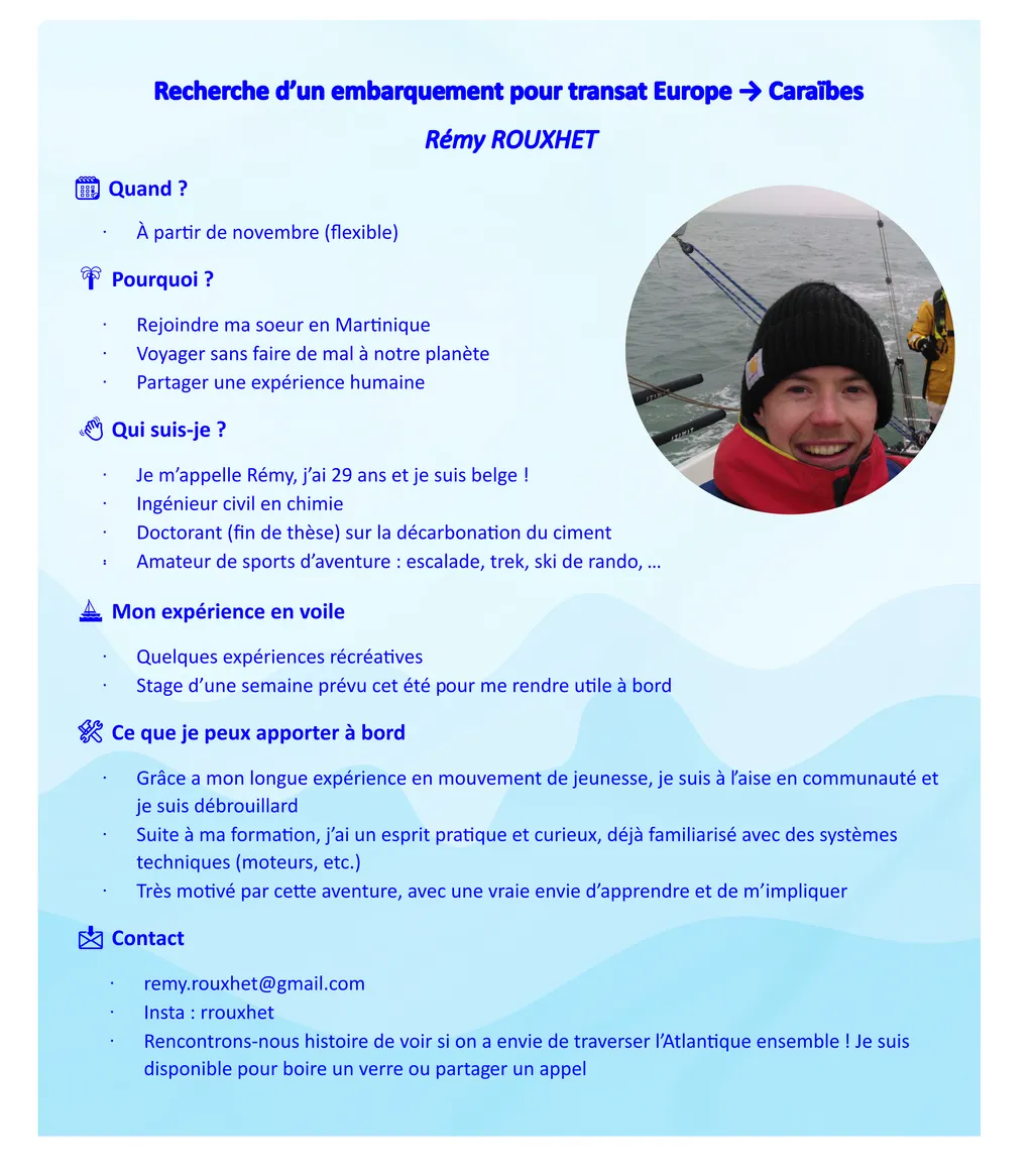 Looking for an east-west transatlantic crossing