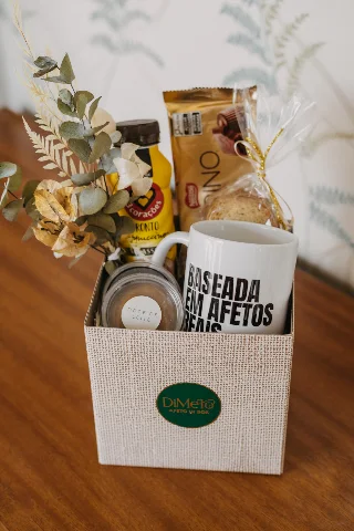 Mini Café na Caixa