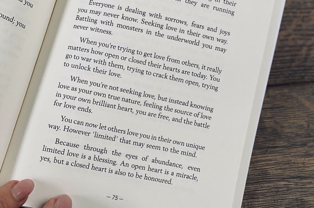 Let Others Love You as Much as They Can