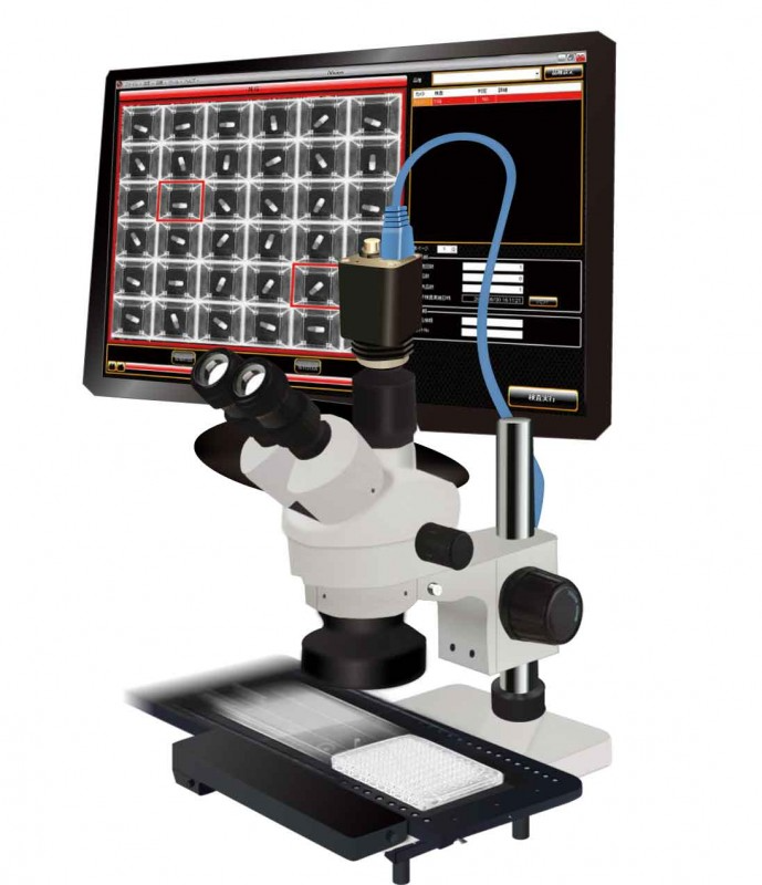 実体顕微鏡と検査装置の融合、微細な検査に有効