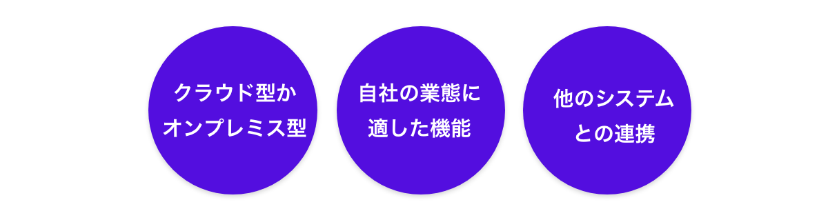 見積もりシステムを選ぶ際に意識するポイント