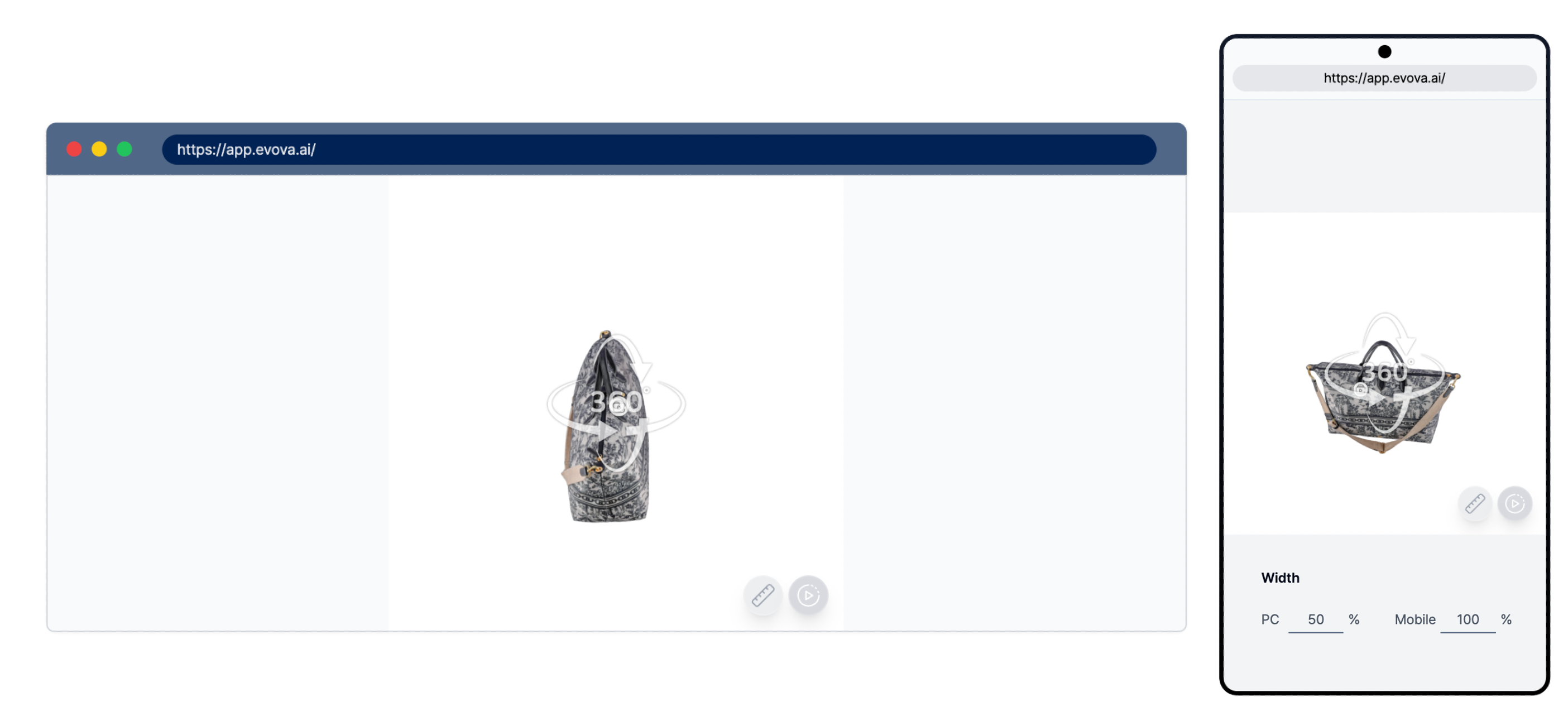 Image 3. Example – Viewer Width Setting