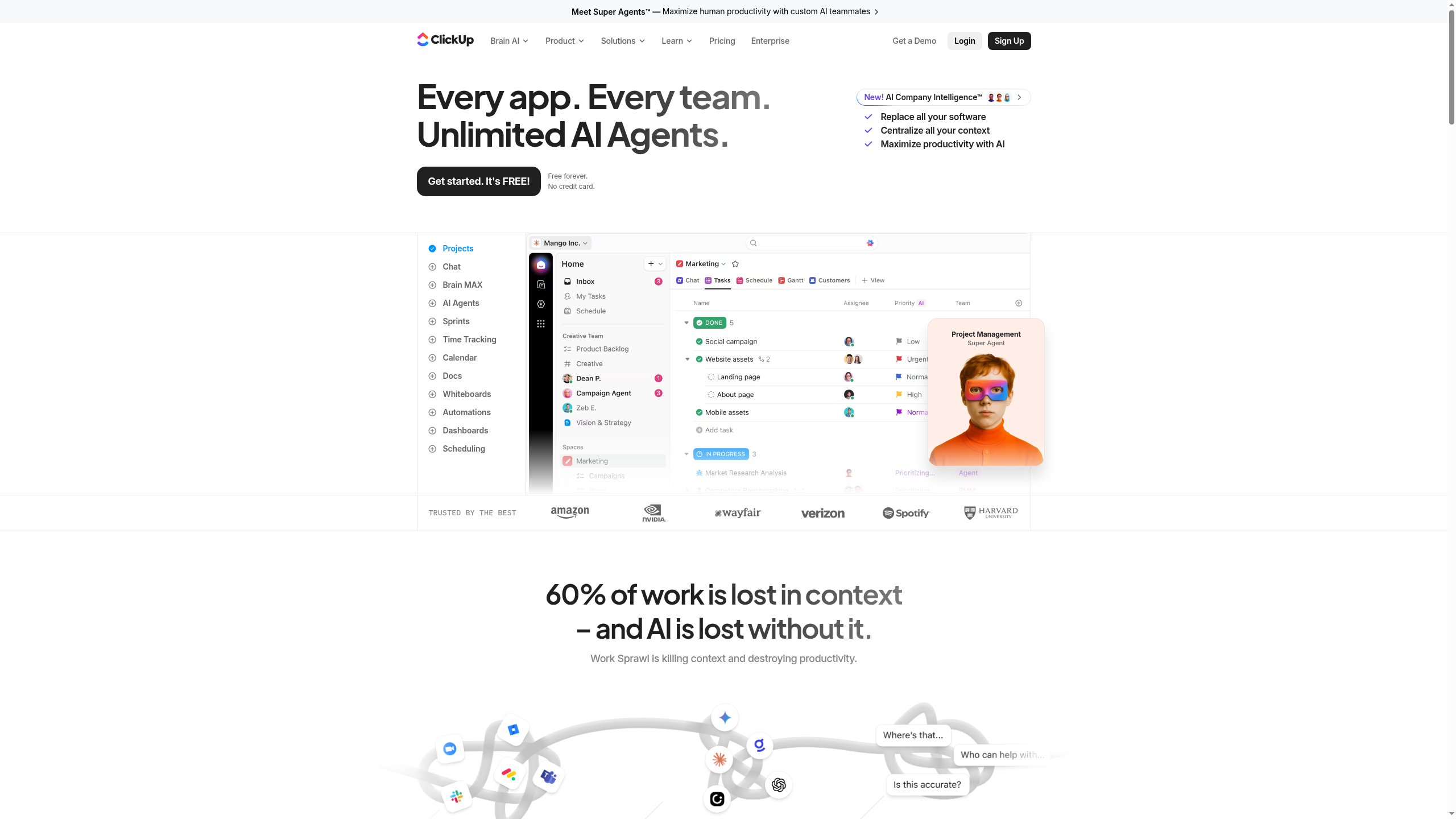 Clickup screenshot 1